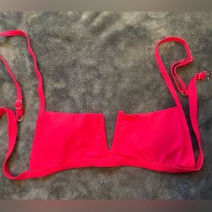 Neon Pink bikini top
